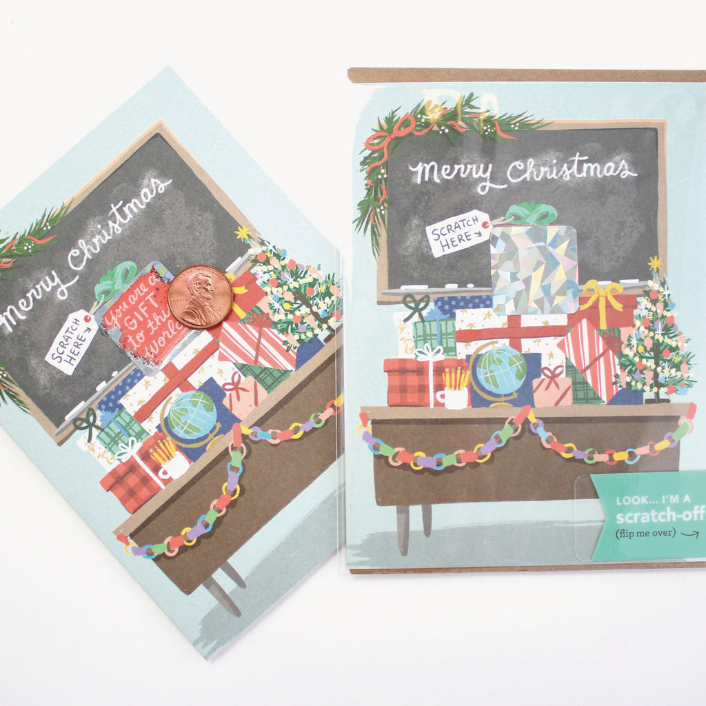 Scratch-off Card - Teacher Christmas