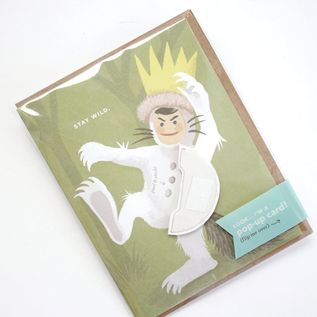 Pop-up Card - Stay Wild
