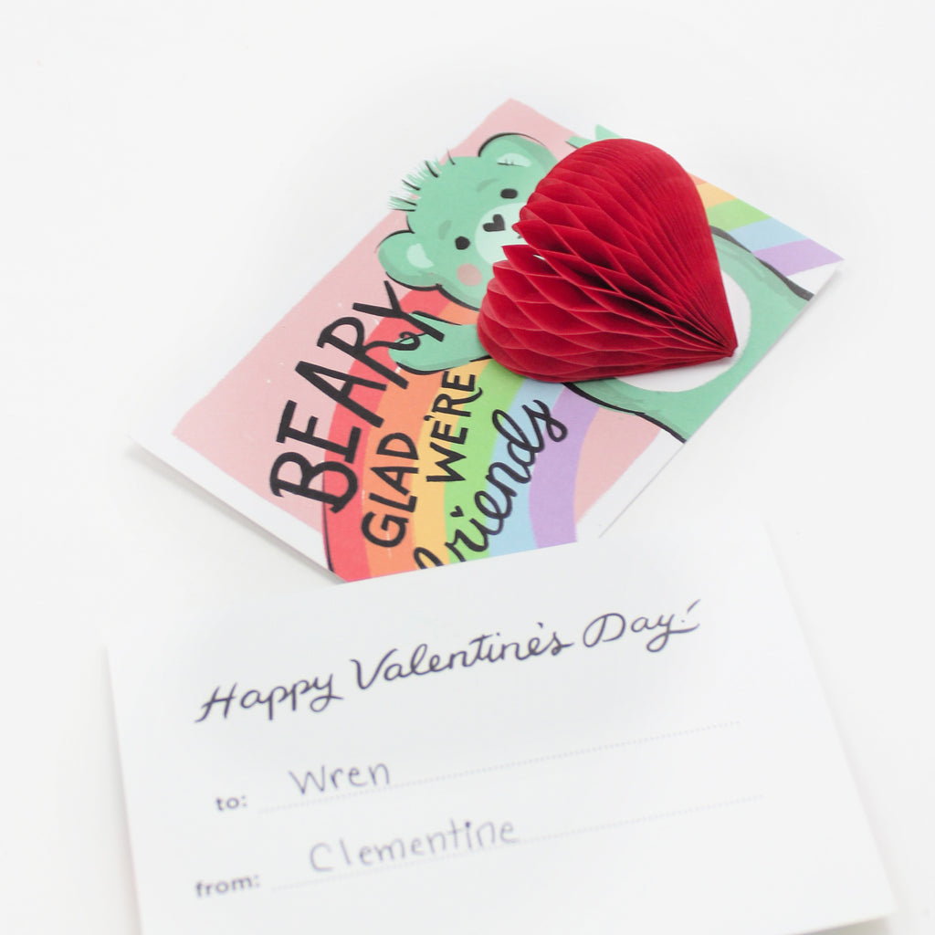 Pop-up Valentine Cards - Bear