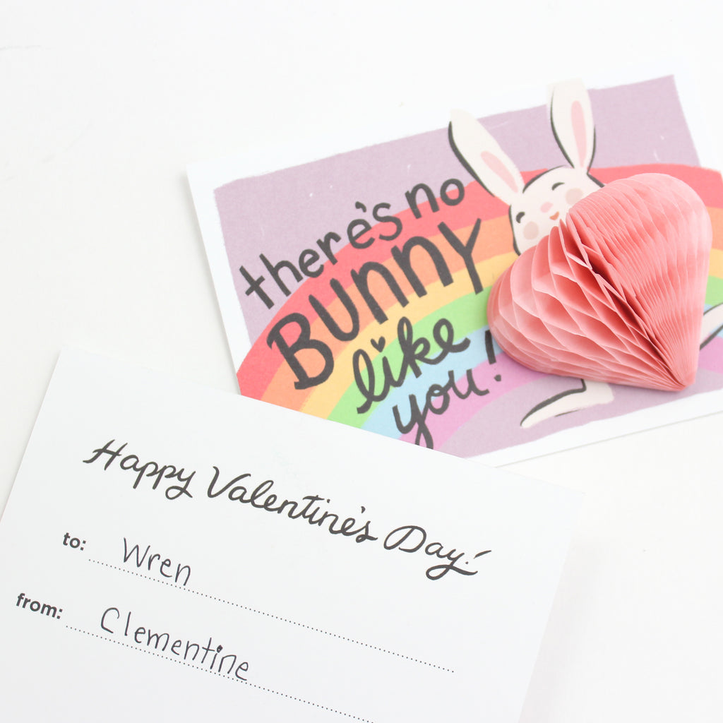 Pop-up Valentine Cards - Bunny