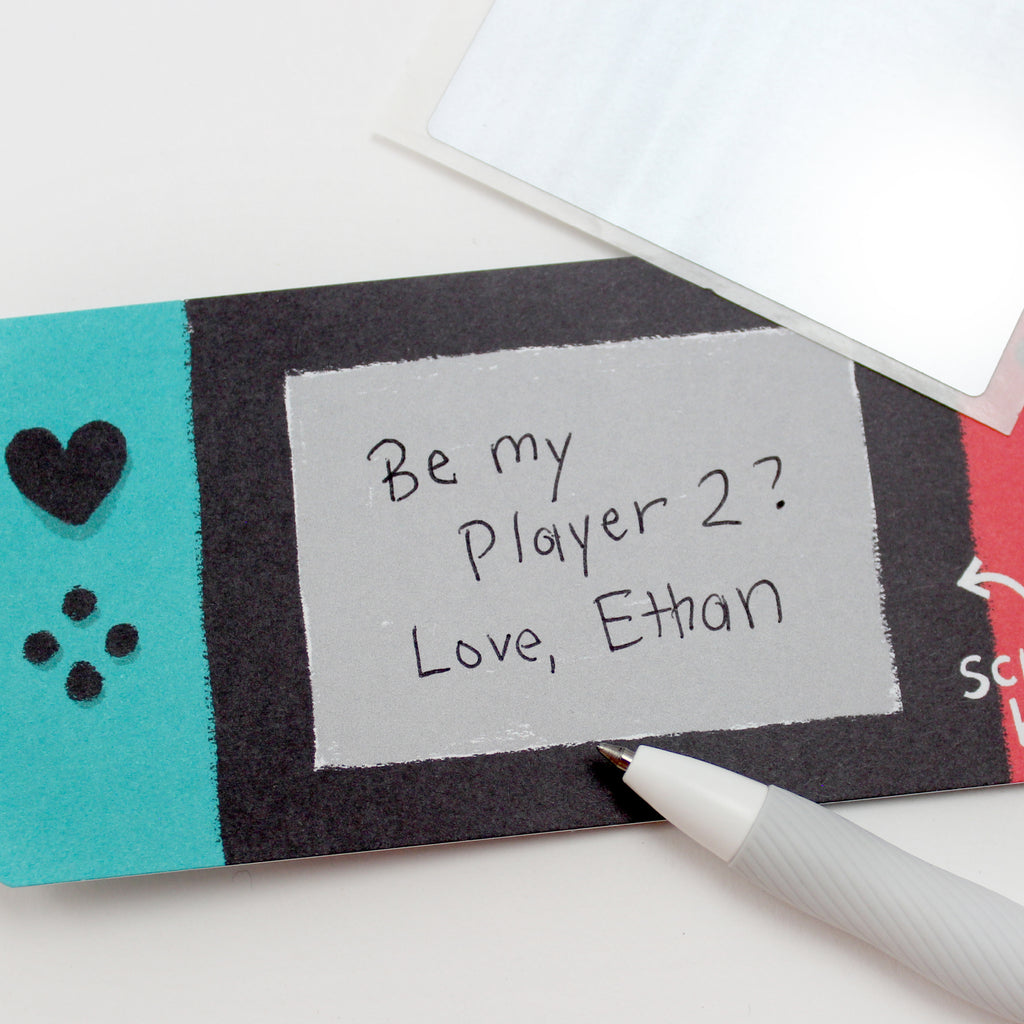 Scratch-off Valentine Cards - Game On