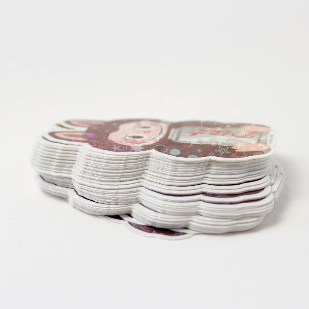 Holographic Vinyl Sticker - Creepy Monster