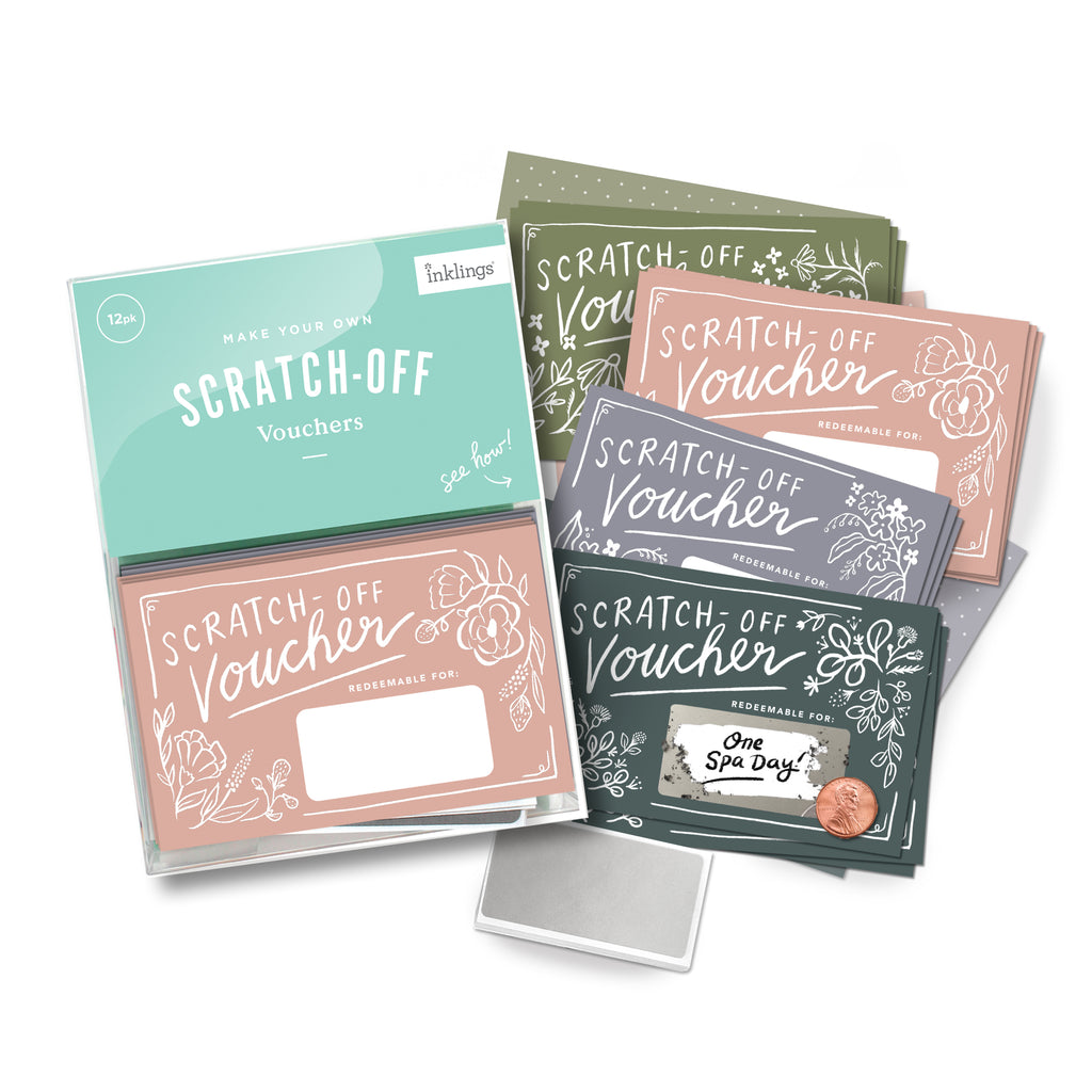 Scratch-off Vouchers - Floral