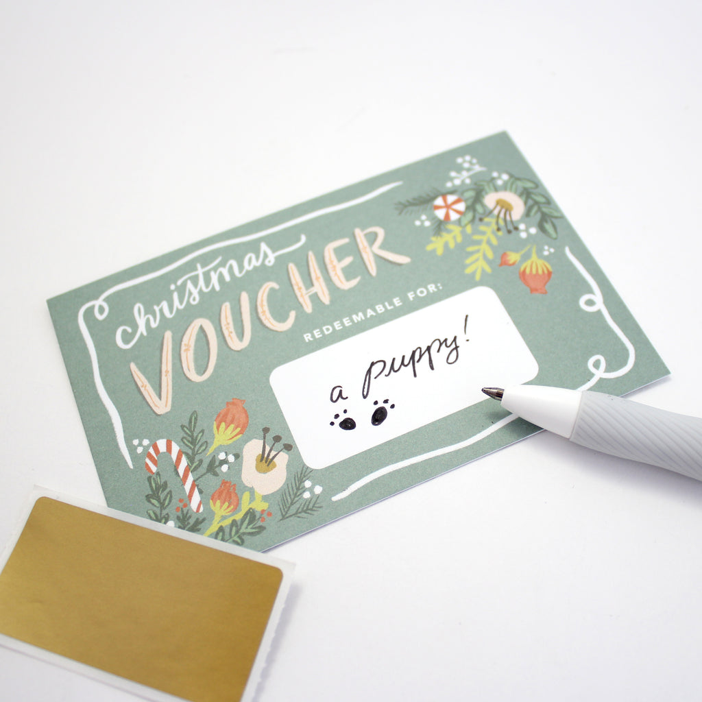 Scratch-off Vouchers - Christmas