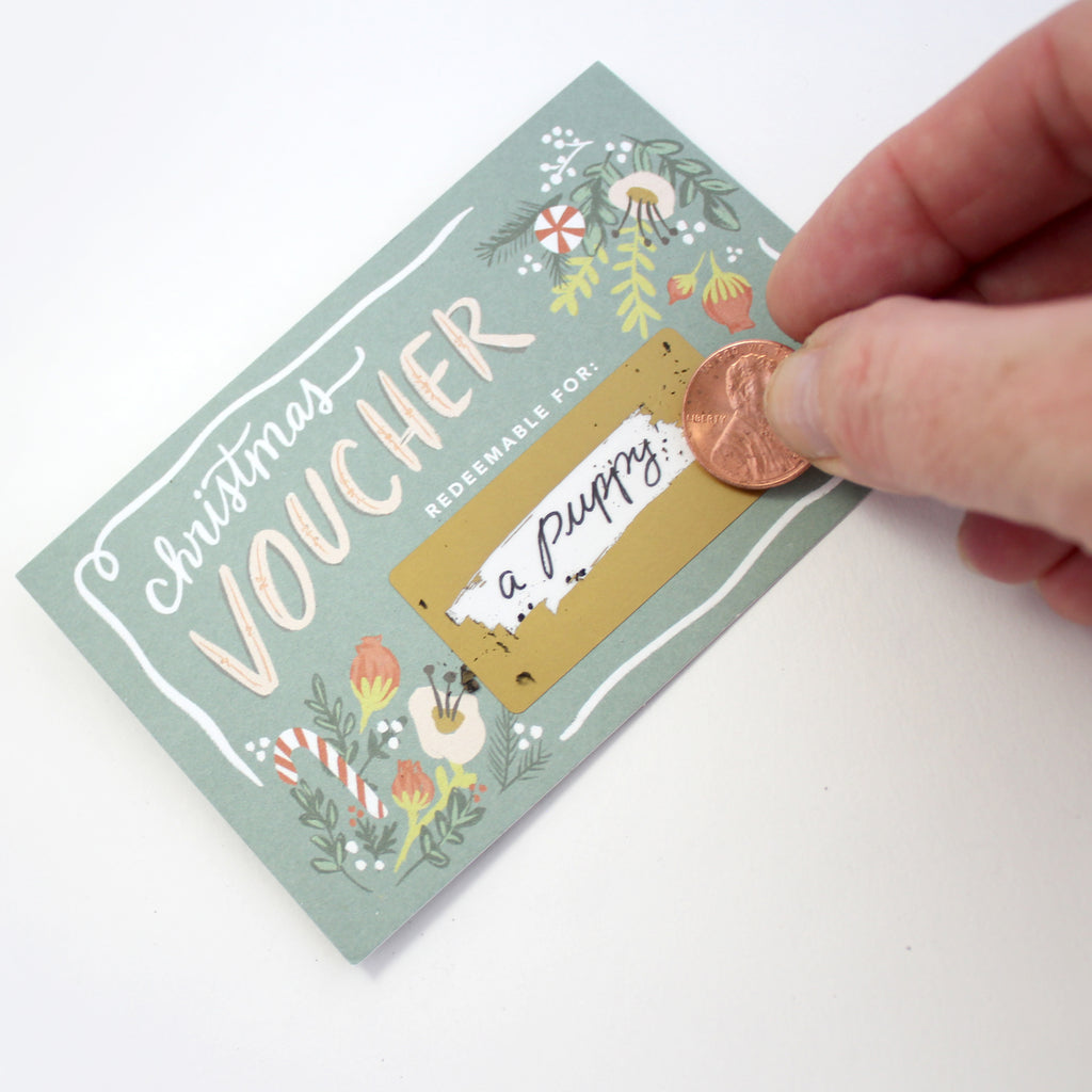 Scratch-off Vouchers - Christmas
