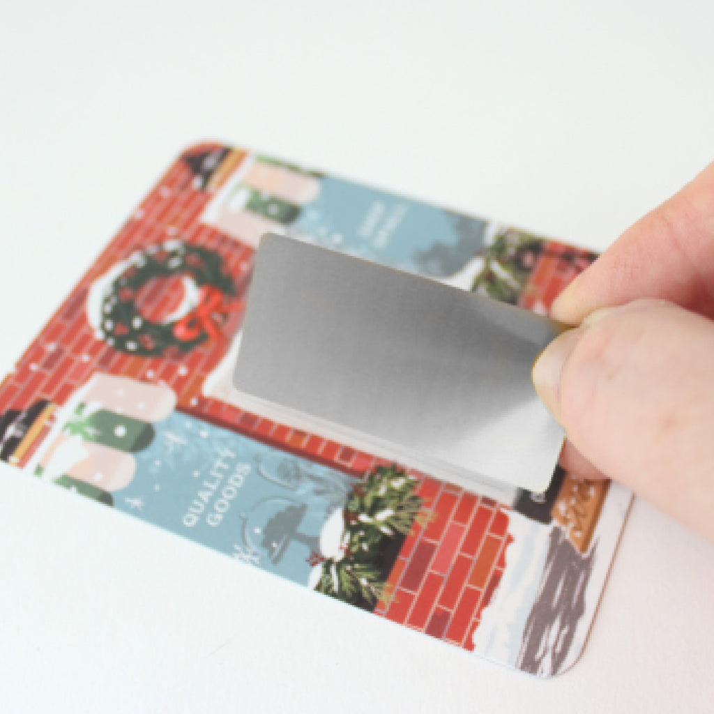 100 Customer Scratch Cards - Brick Winter Shop Small