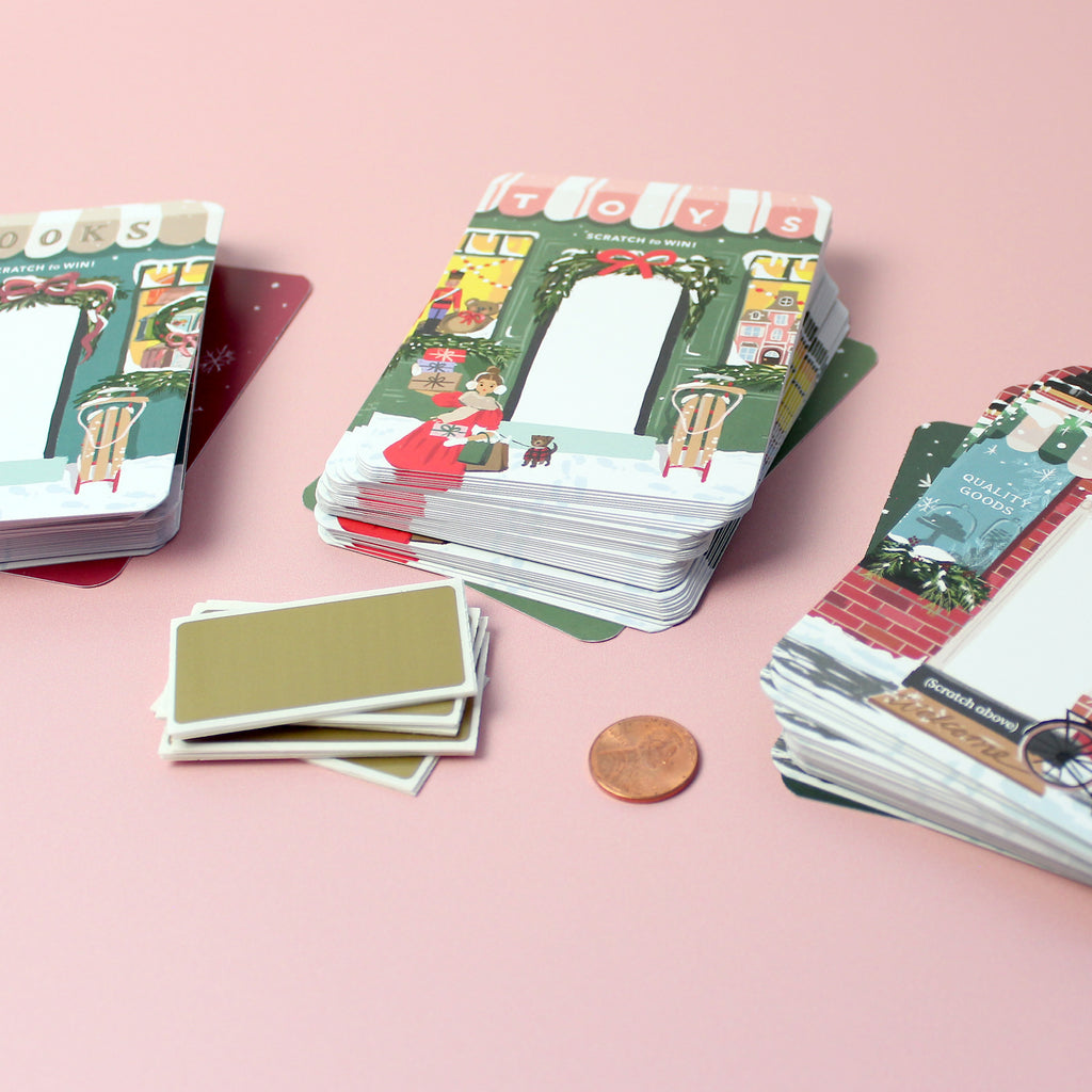 100 Customer Scratch Cards - Winter Book Store