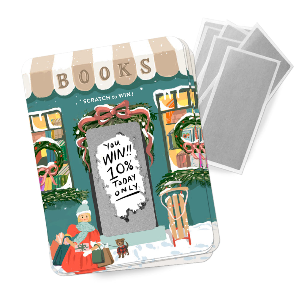 100 Customer Scratch Cards - Winter Book Store
