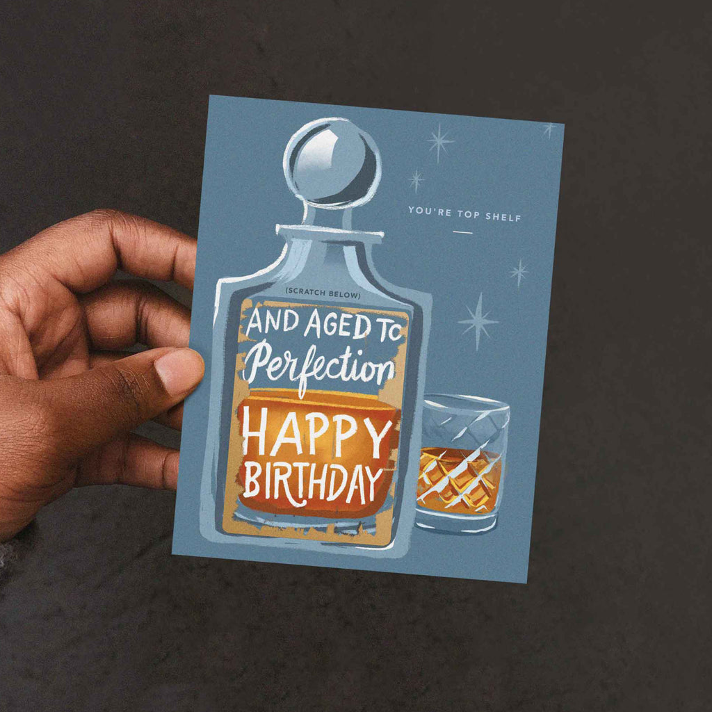 Scratch-off Card - Whiskey/Bourbon Birthday