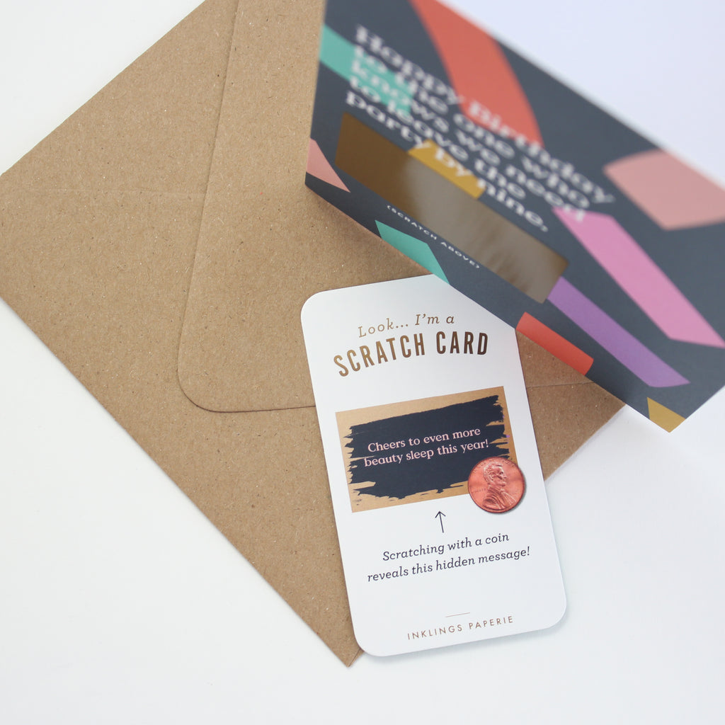 Scratch-off Card - Leave By Nine - Birthday