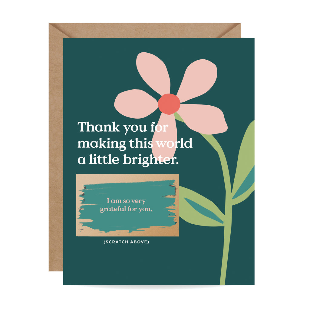 Scratch-off Card - A Little Brighter