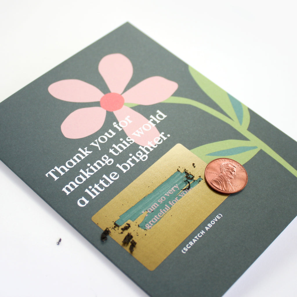 Scratch-off Card - A Little Brighter