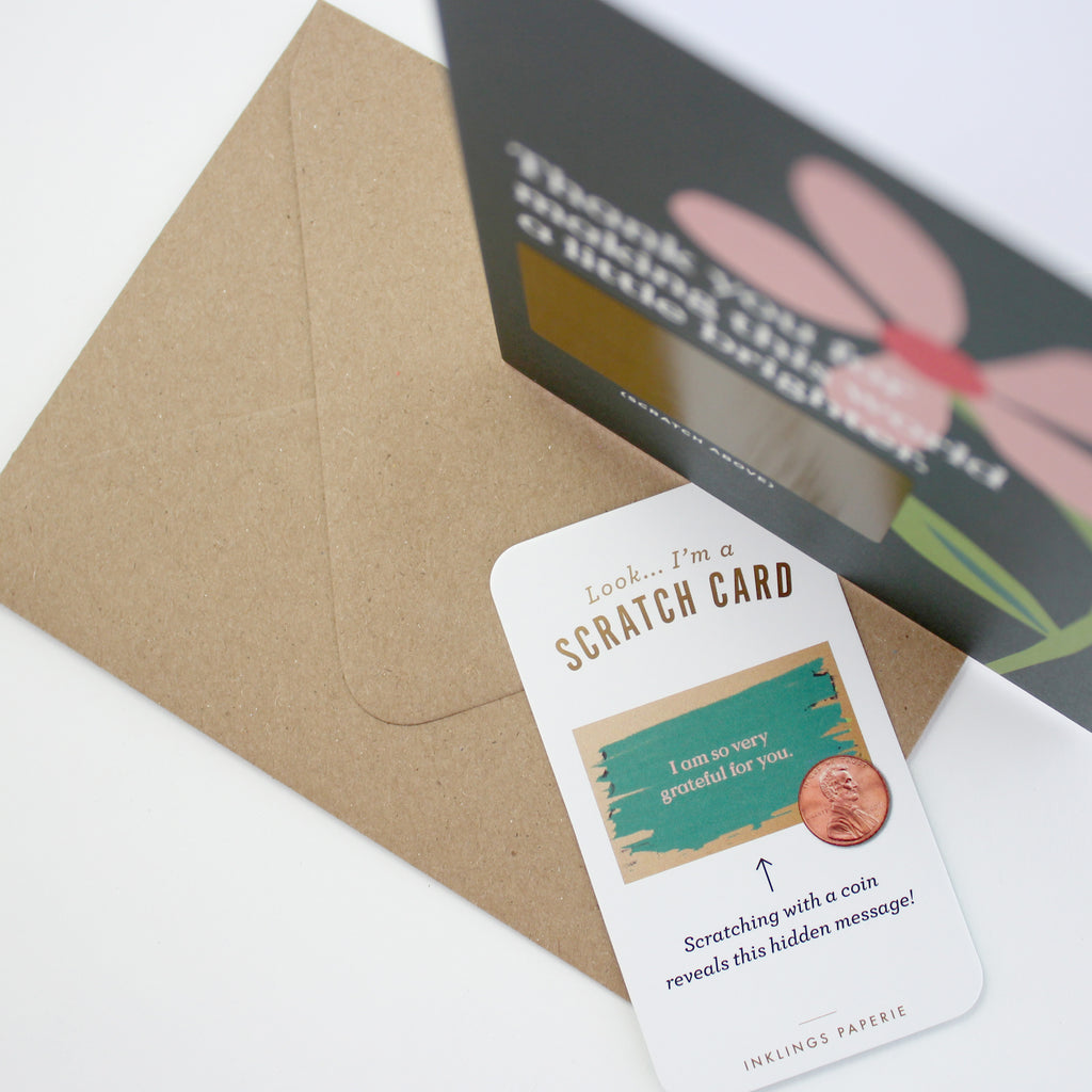 Scratch-off Card - A Little Brighter