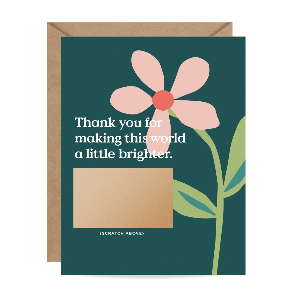Scratch-off Card - A Little Brighter