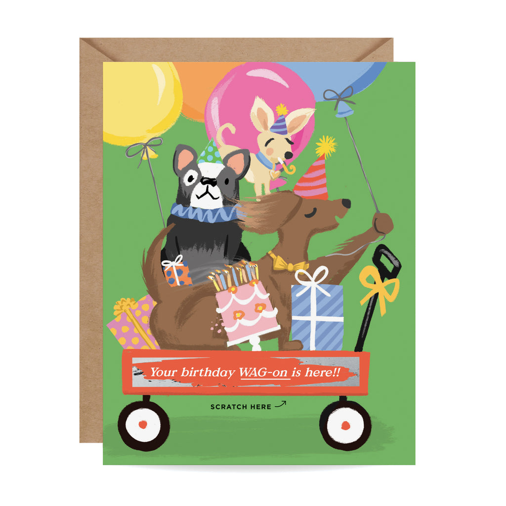 Scratch-off Card - Birthday Wagon