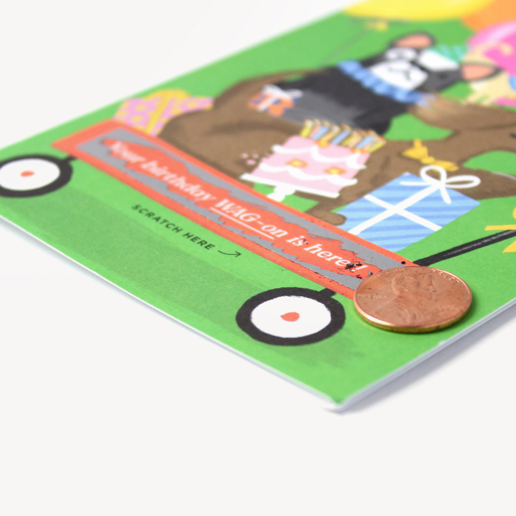 Scratch-off Card - Birthday Wagon