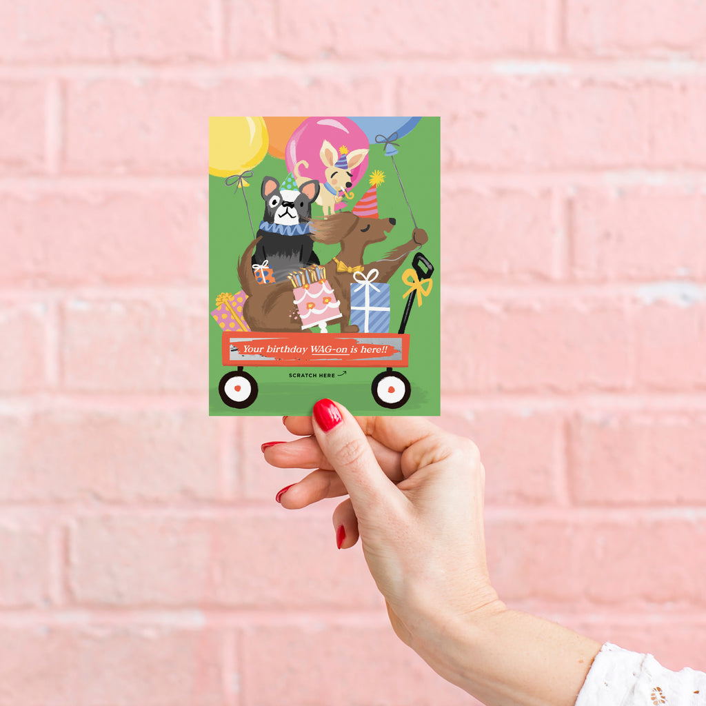 Scratch-off Card - Birthday Wagon
