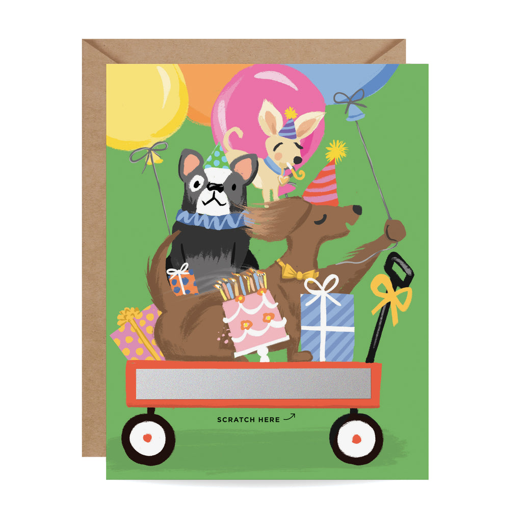 Scratch-off Card - Birthday Wagon