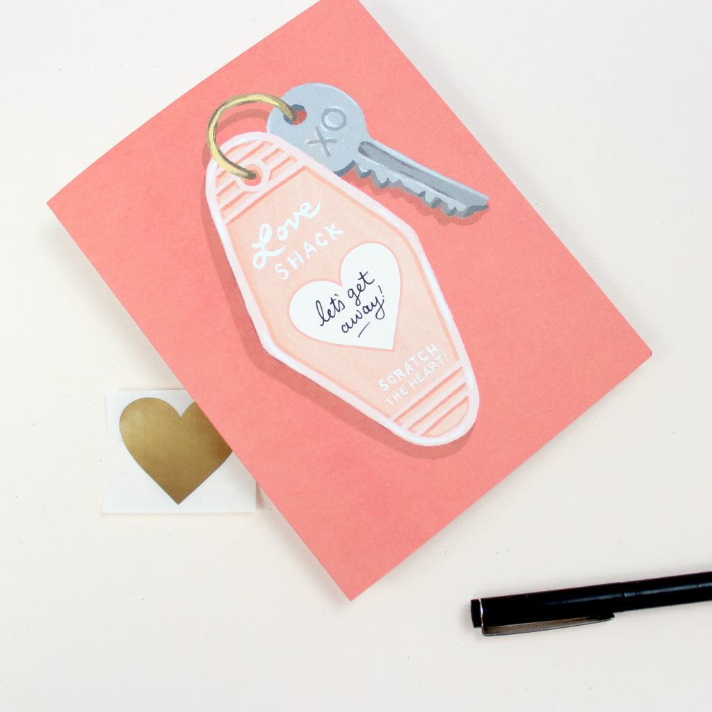 Scratch-off Card - Love Shack