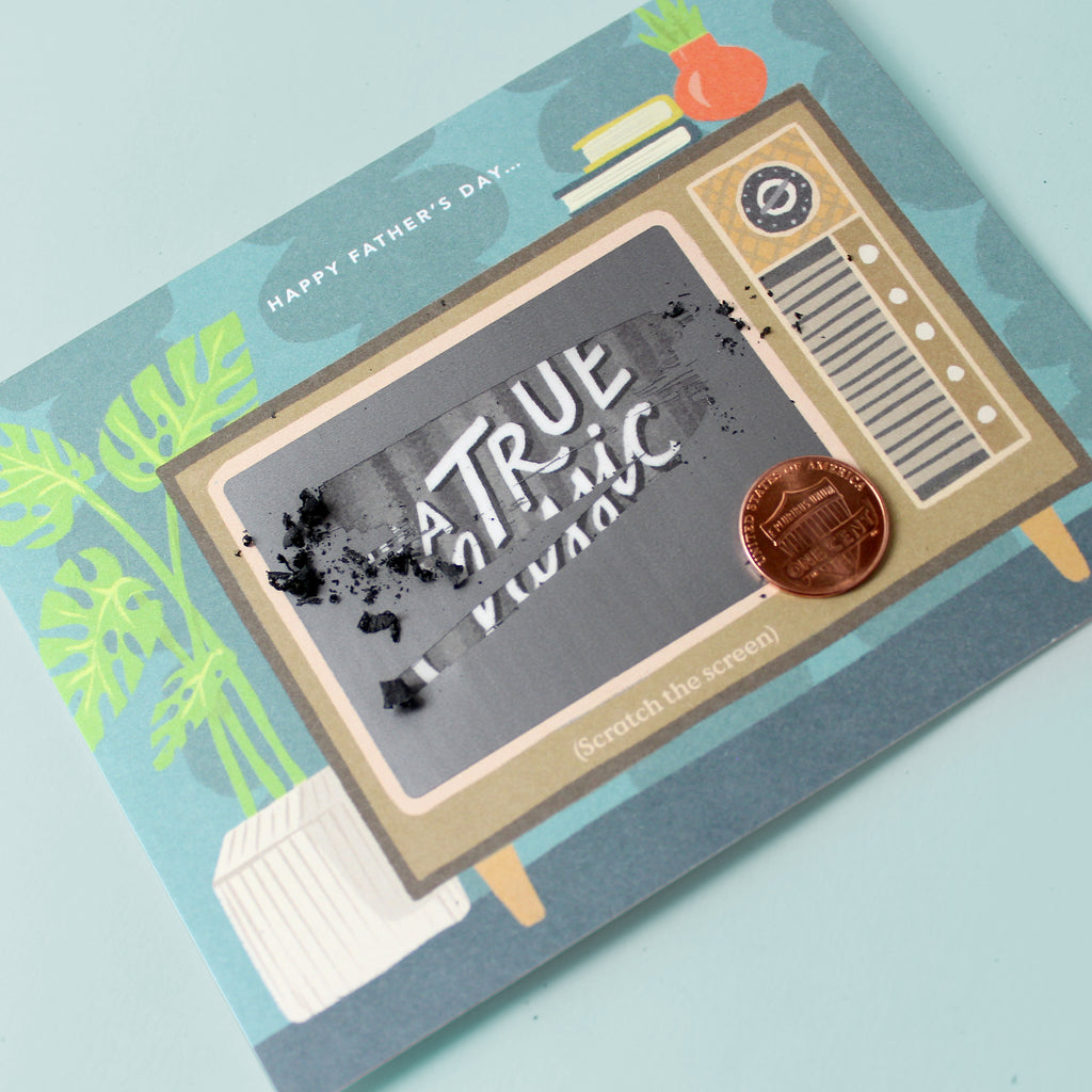 Scratch-off Card - True Classic TV Father's Day