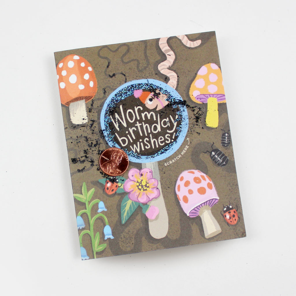 Scratch-off Card - Worm Wishes