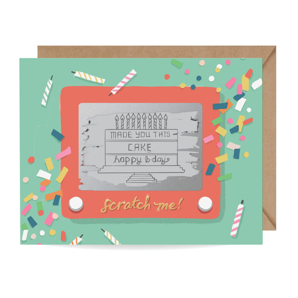 Scratch-off Card - Birthday Scratch A Sketch