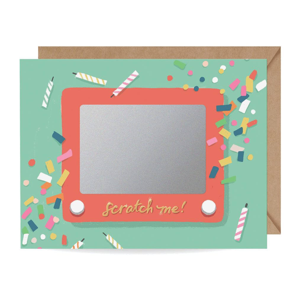 Scratch-off Card - Birthday Scratch A Sketch