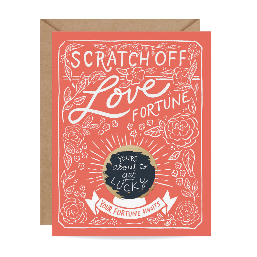 Scratch-off Fortune Card - Get Lucky