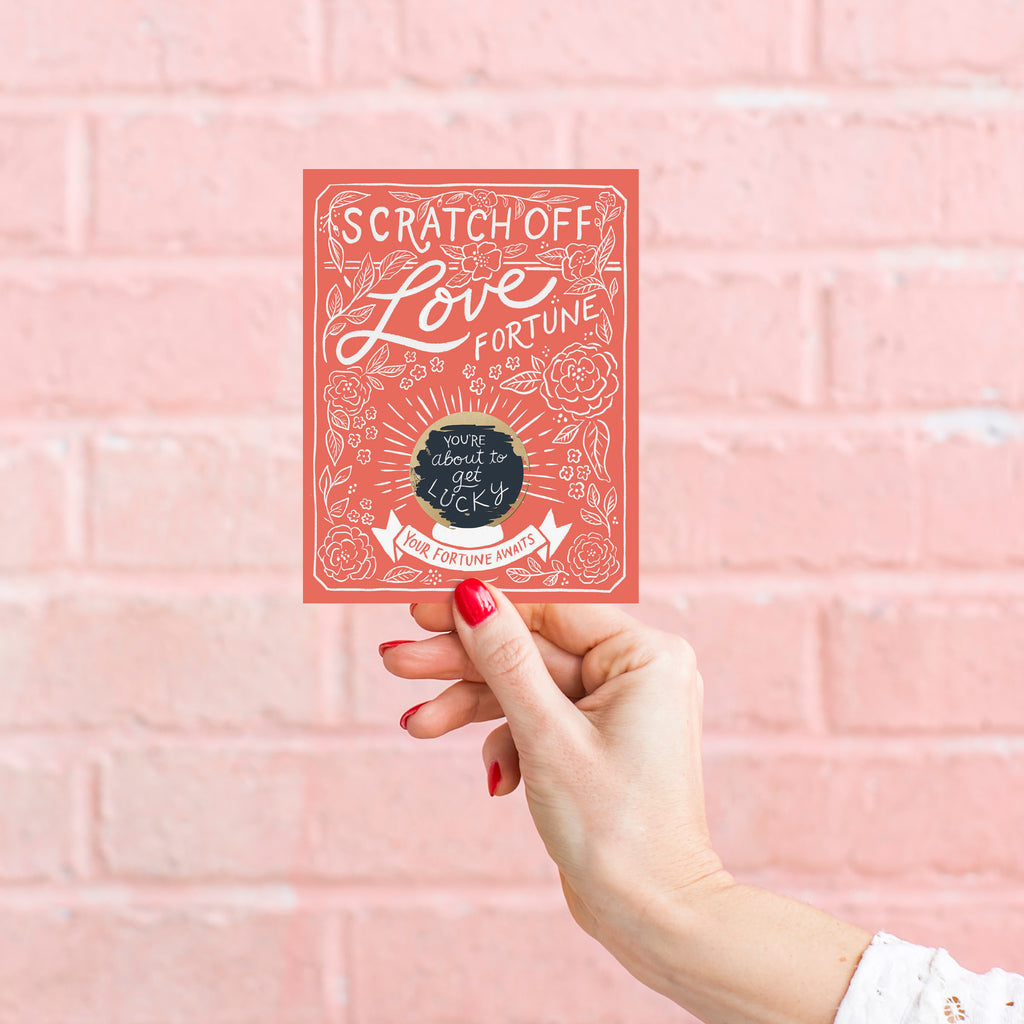 Scratch-off Fortune Card - Get Lucky