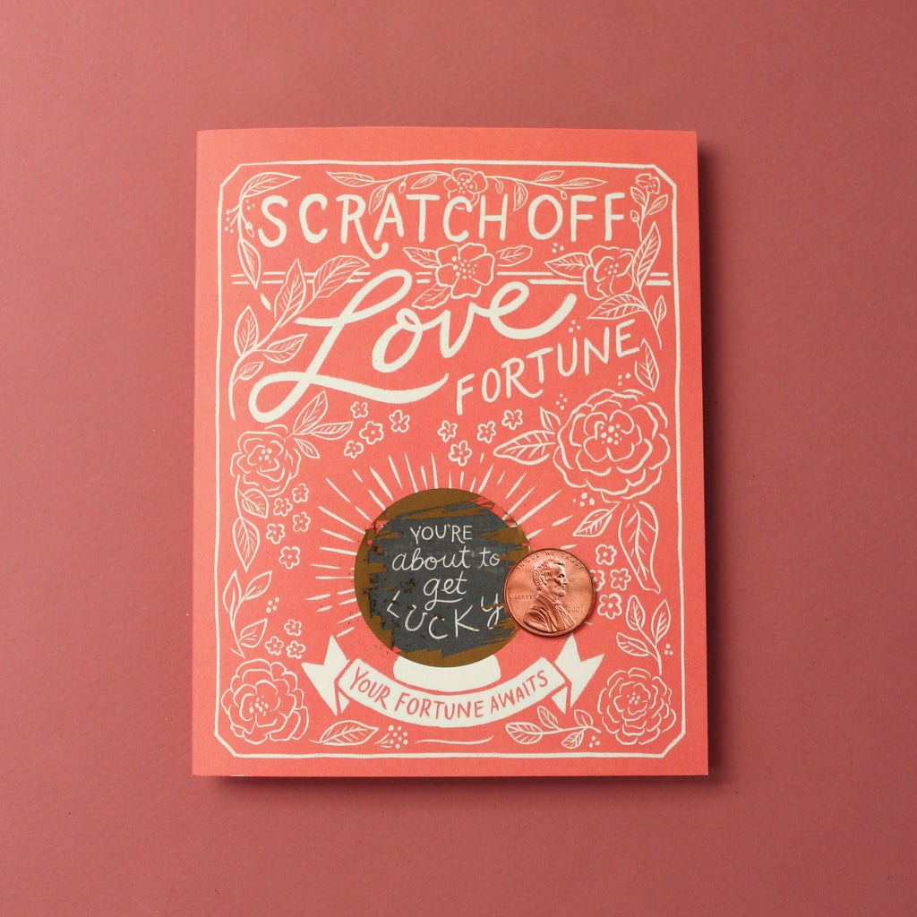 Scratch-off Fortune Card - Get Lucky