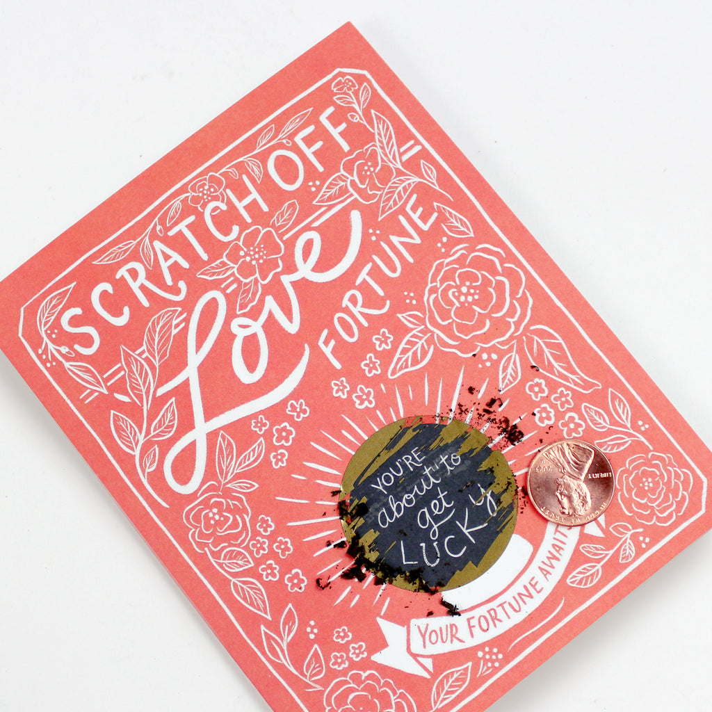 Scratch-off Fortune Card - Get Lucky