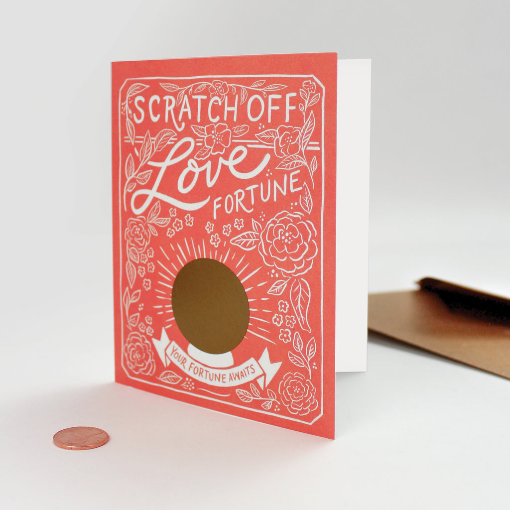 Scratch-off Fortune Card - Get Lucky