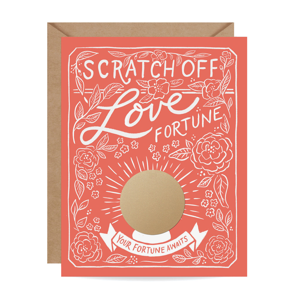 Scratch-off Fortune Card - Get Lucky