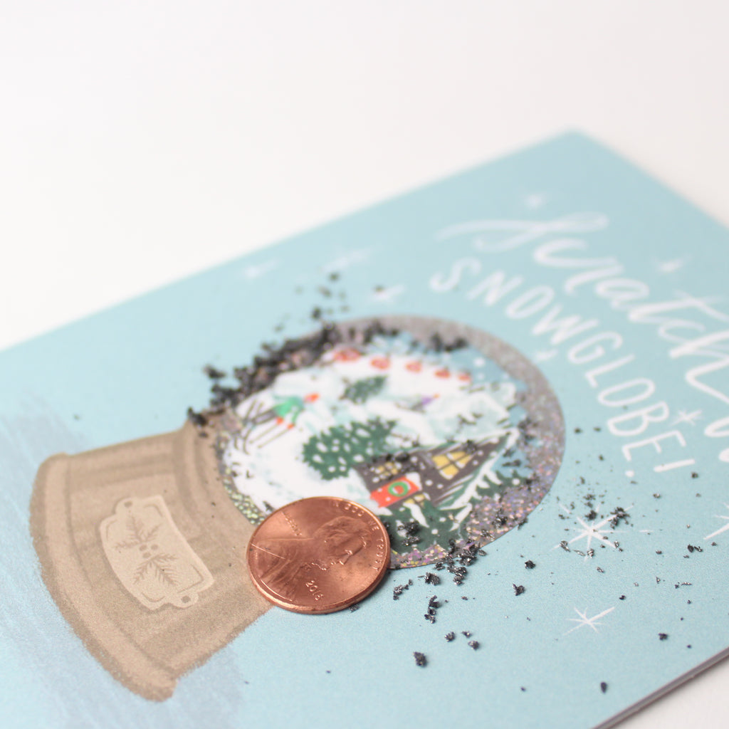 Scratch-off Card - Snow Globe Alpine