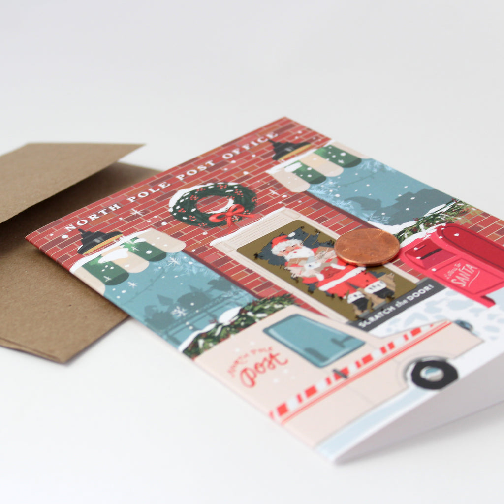 Scratch-off Card - North Pole Post Office