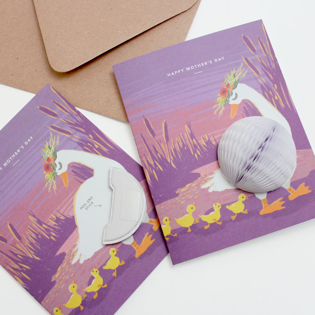 Pop-up Card - Mama Duck - Mother's Day