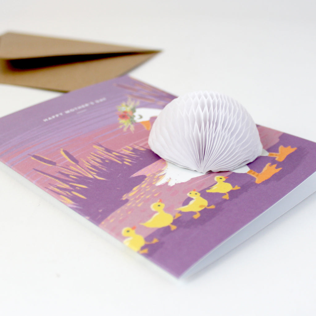 Pop-up Card - Mama Duck - Mother's Day
