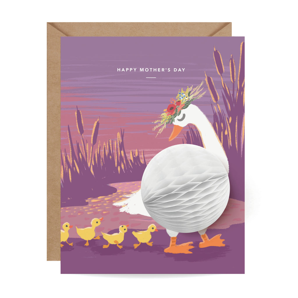 Pop-up Card - Mama Duck - Mother's Day