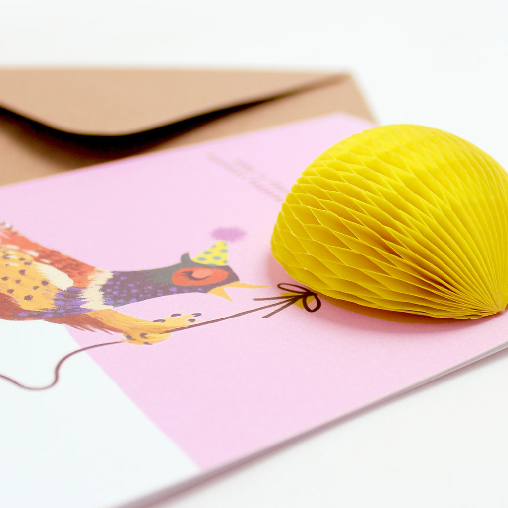 Pop-up Card - Birthday Pheasant