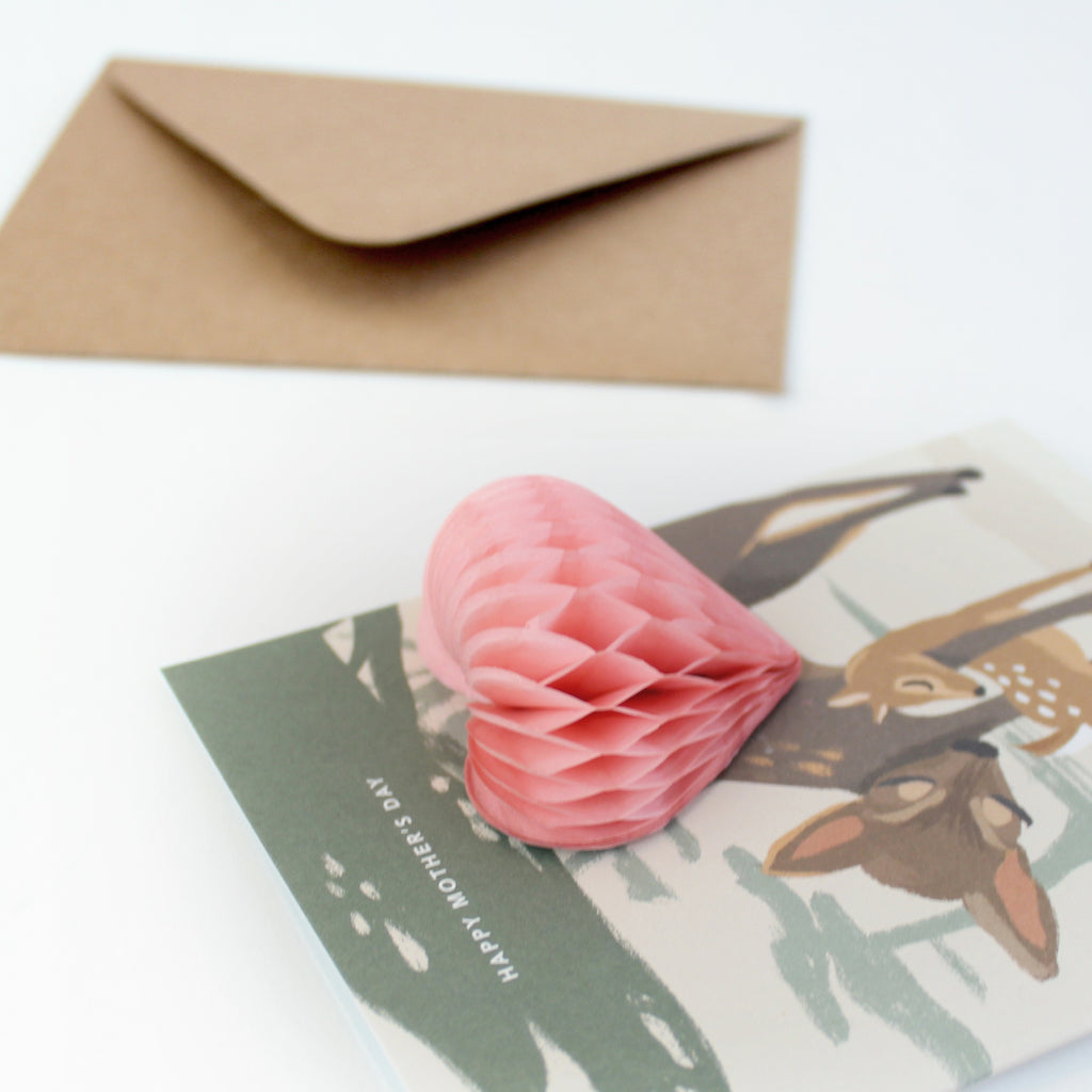 Pop-up Card - Mother Deer - Mother's Day