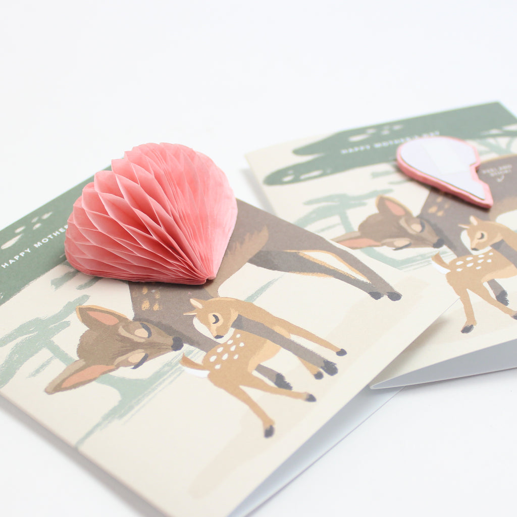 Pop-up Card - Mother Deer - Mother's Day
