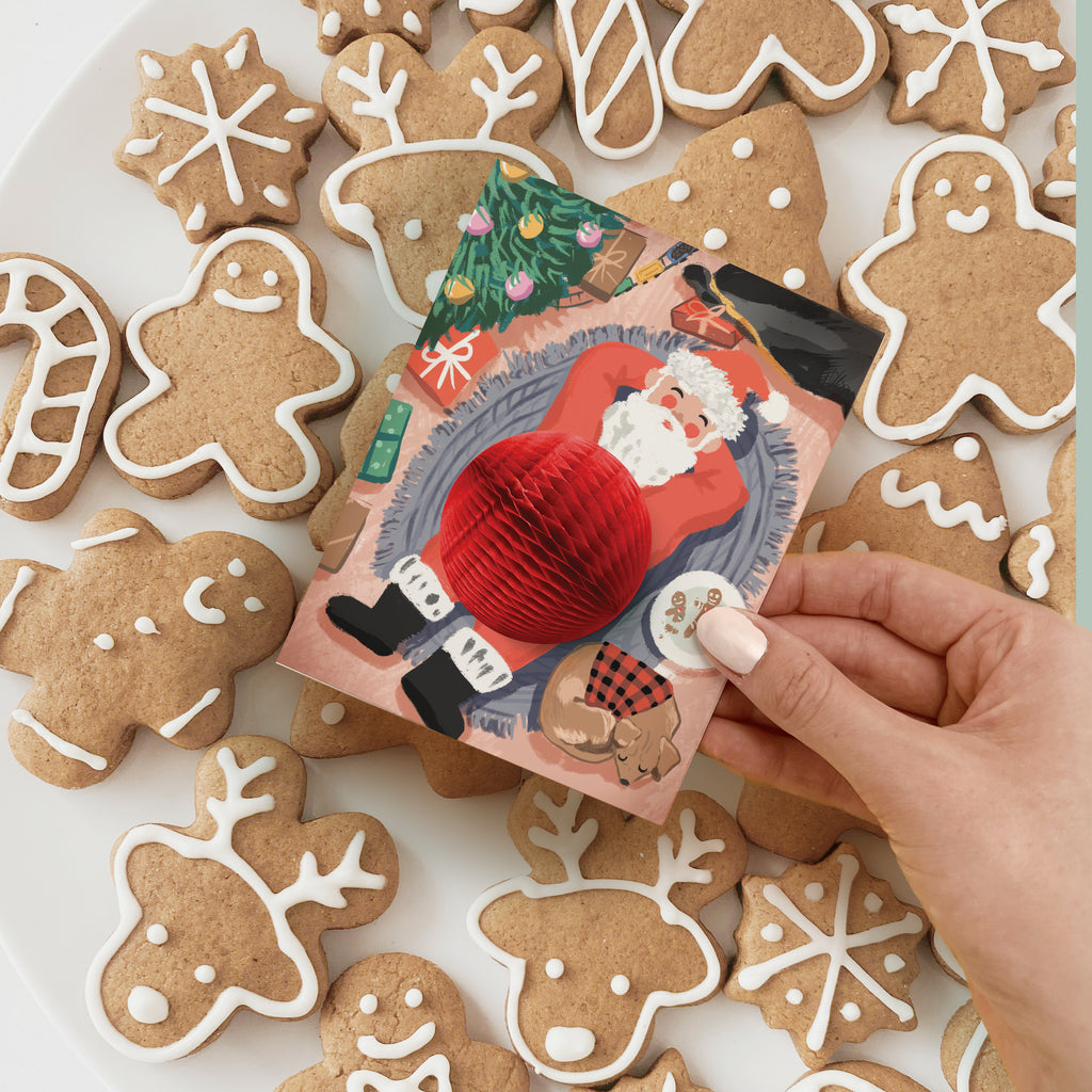 Pop-up Card - Santa Cookie Break