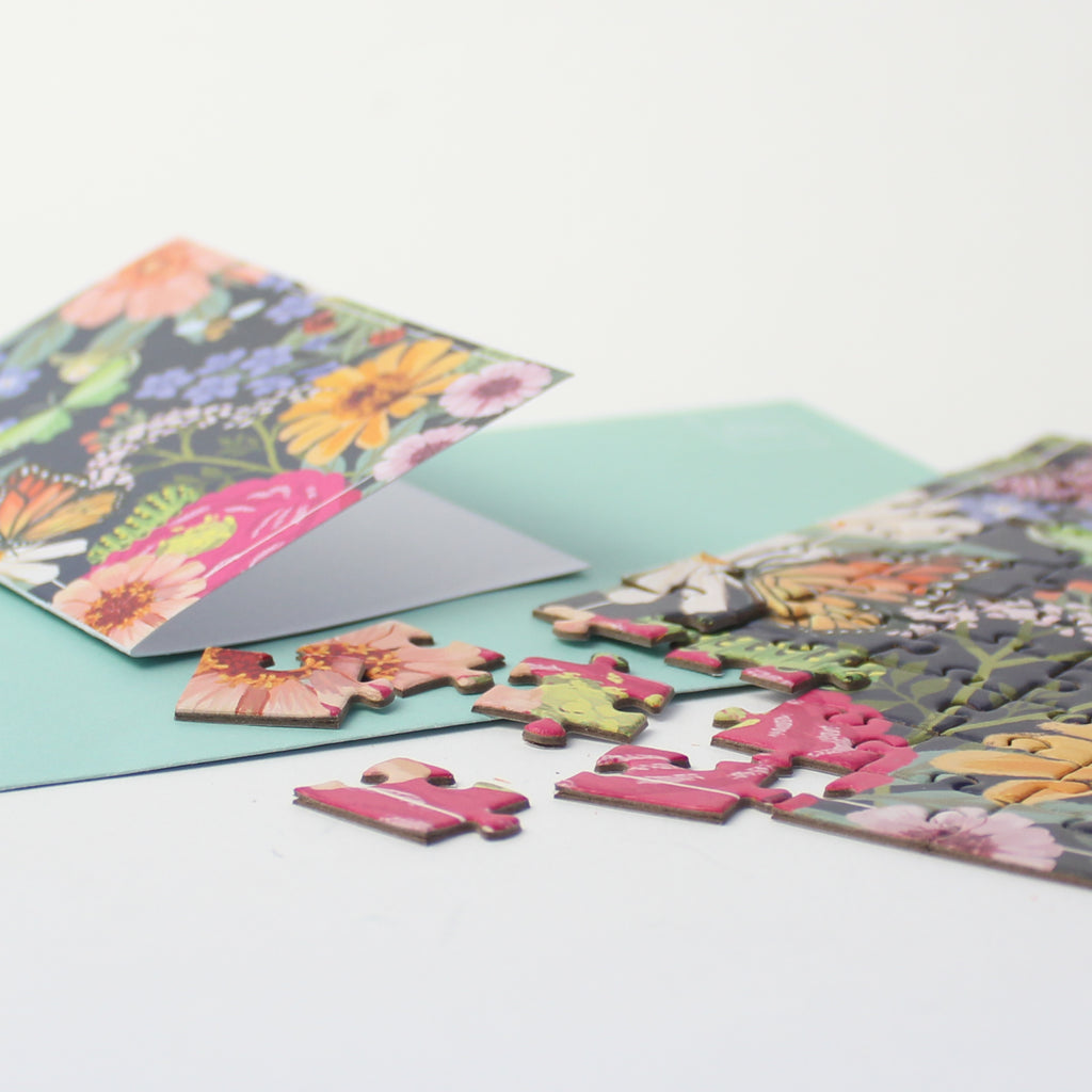 Puzzle Card - Pollinator Garden