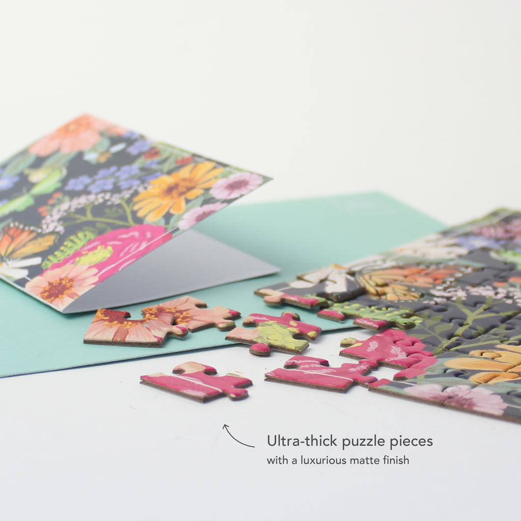 Puzzle Card - Pollinator Garden