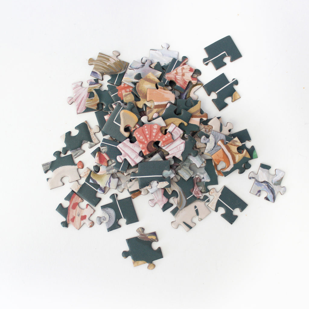 Puzzle Card - Seashells