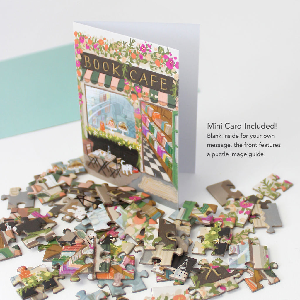 Puzzle Card - Book Café