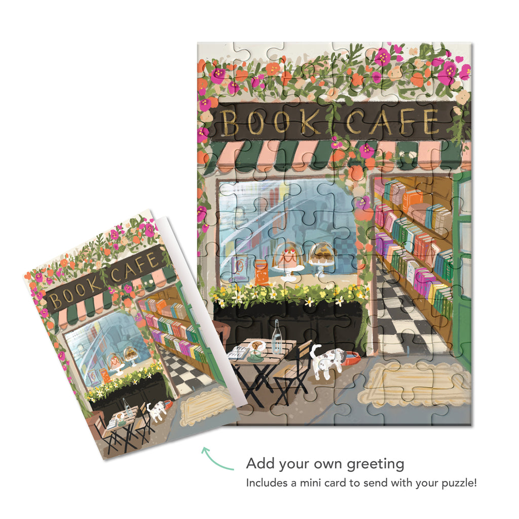 Puzzle Card - Book Café