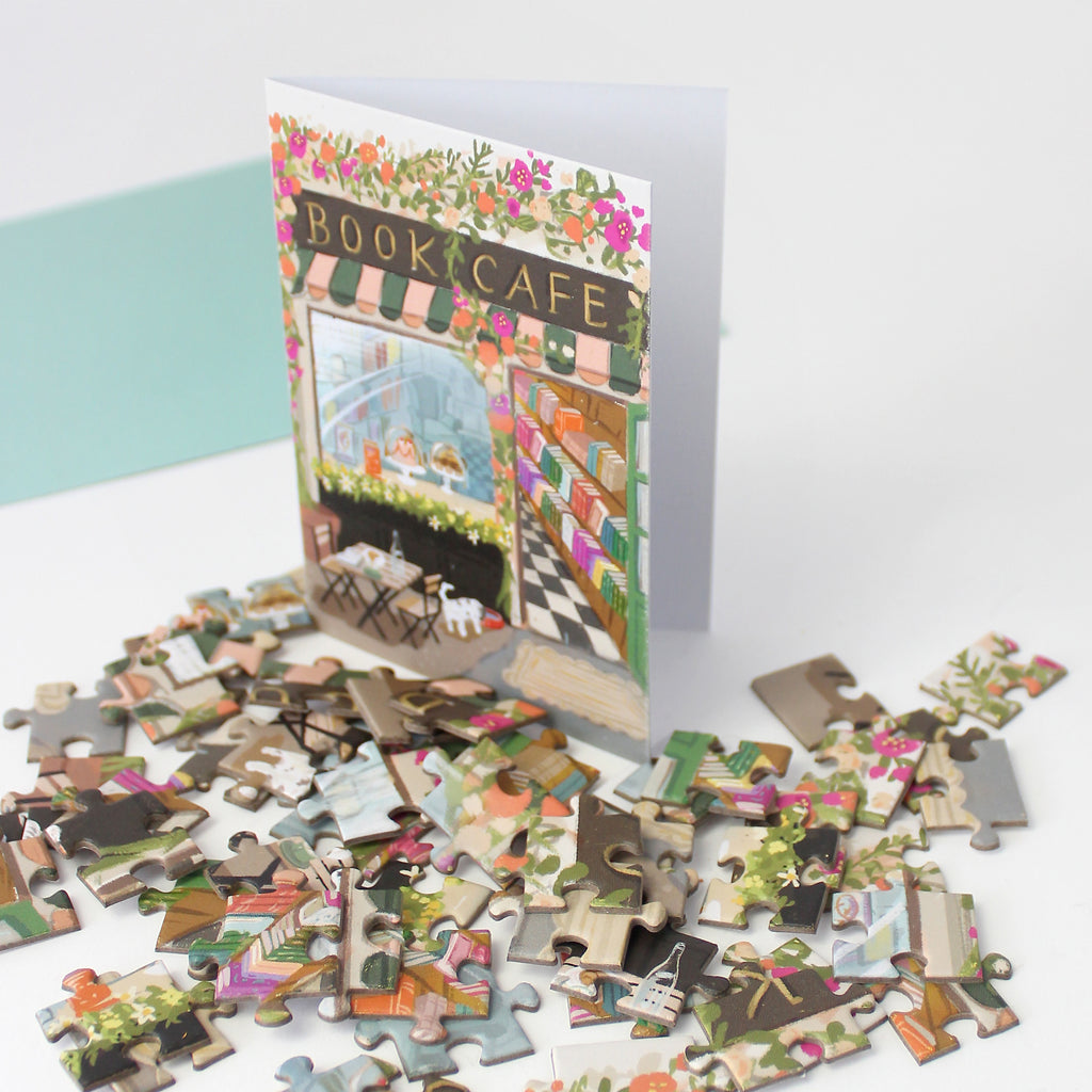 Puzzle Card - Book Café