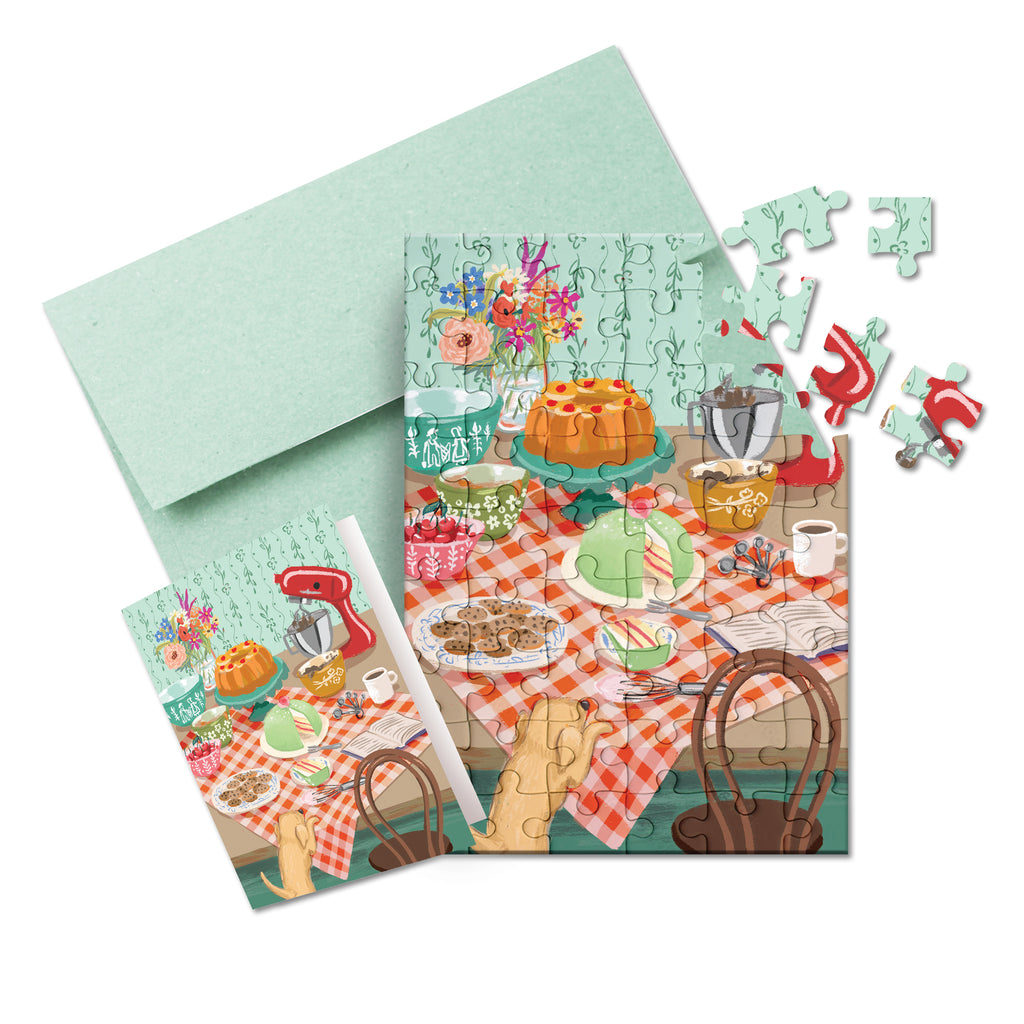 Puzzle Card - Retro Kitchen