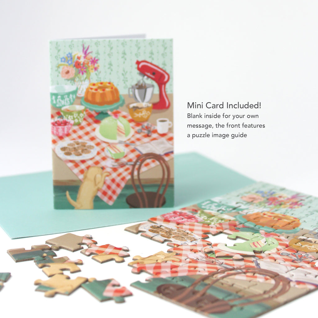 Puzzle Card - Retro Kitchen